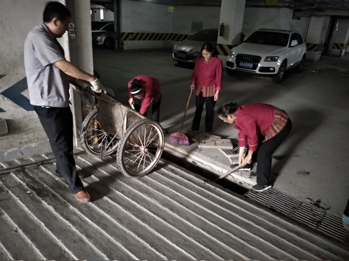 清理雨水沟    2019